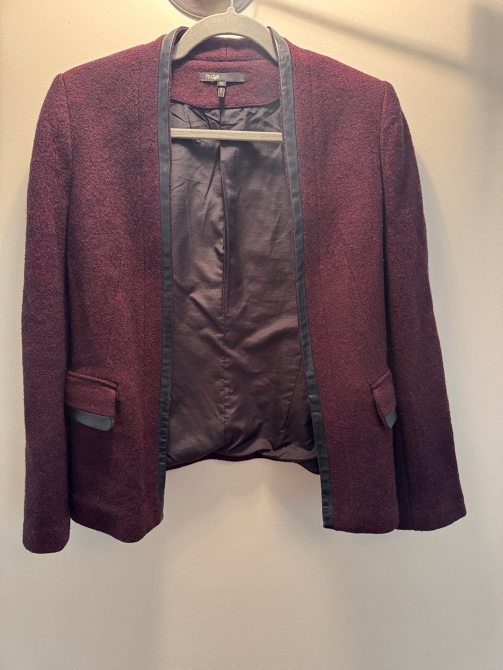 Maje Wool Blazer, 36